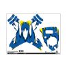 Upgrade DJI Phantom 1 & 2 stickerset - Blauw/Geel