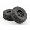 Fastrax Eagle SC banden op zwarte 5-spaaks velgen - 1/10 Shortcourse (2WD: RR/4X4: FR/RR)