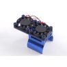 Fastrax aluminium dubbele motor ventilator - Blauw