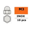 Dopmoer, M3, Inox (10st)