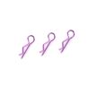 Body clips voor 1/10, paars, 45 graden gebogen (10 stuks)