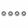 Kogellager Chrome, Rubber dichting, 4X8X3 Flanged - MF84-2RS, (4 st)
