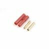 Goudstekker 4.0mm met plastic behuizing (4 stuks)