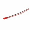 Bec stekker met 10cm silicone kabel 20awg, man