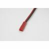 Bec stekker met 10cm silicone kabel 20awg, vrouw