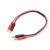 Laadkabel 4mm banana silicone kabel 30cm (1pc)
