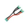 Y-kabel serieel MPX, silicone kabel 14awg 12cm (1st)