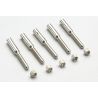 Aluminium kwiklink koppelstuk M2.5 voor carbon staven 5mm (5st)