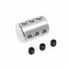 Aluminium adapter voor 3 stangen 2mm (1st)