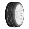 GRP GT T03 REVO - XM7 Medium hard - Mounted on New Flex White Wheel - 1 Pair