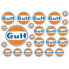 Gulf stickervel - A5