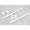 2 Wing hold down rods w/caps - Super Cub LP