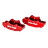 Traxxas - Brake calipers, front (left & right) (red-anodized 6061-T6 aluminum)/ 3x10mm CS (with threadlock) (4)/ 2.5x8mm BCS (with threadlock) (4) (TRX-10951-RED)