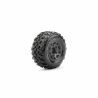JetKo 1/10 Extreme SC King Cobra band op zwarte velg voor oa. Traxxas Slash (2WD: FR, 4x4: FR/RR)