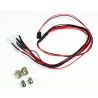 LED set met aluminium houders 