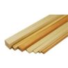 Linden latje 2x2mm dik - 100cm lang