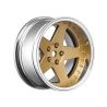 Louise 1/10 drift 2,4,6,8mm offset 14-spoke wheels - Brons