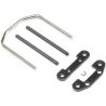 Losi - Front Hinge Pin and Brace Set: Super Baja Rey (LOS254048)