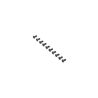 Flat Head Screws, Steel, Black Oxide, M4 x 10mm (10) (LOS255016)