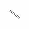 Flat Head Screws, Steel, Black Oxide, M4 x 25mm (10) (LOS255018)