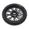 Losi - Dunlop MX53 Front Tire Mounted, Black: Promoto-MX (LOS46004)