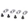 Losi - Engine Mount Inserts & Screws 19.5/58 (4): 5IVE-T MINI WRC (LOSB5804)