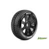 Louise B-TURBO Soft banden op zwarte spaakvelgen voor 1/8 buggy