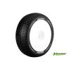 Louise B-TURBO Super Soft banden op witte disc velgen voor 1/8 buggy
