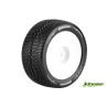 Louise T-TURBO Super Soft banden op witte disc velgen voor 1/8 truggy - 1/2 offset