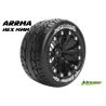 Louise ST-ROCKET Soft Banden - 2.8" Velgen Black Chrome - Hex 14mm (electro 4WD: FR/RR)