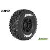 Louise SC-UPHILL shortcourse Soft banden op zwarte velgen - Losi 4x4 (FR)