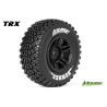 Louise SC-HUMMER shortcourse Soft banden op zwarte velgen - TRX Slash (voor)