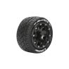 Louise ST-Rocket - MFT 1/10 banden op 2.8" bead-lock velgen Zwart - 1/2 Offset - Hex 14mm
