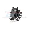 GPM - Aluminium Front/Rear Gear Box V2, Zwart (Ter vervanging van AR310854)