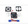 GPM - Aluminium Motor Heatsink with Cooling Fan, Zwart