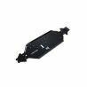 Arrma - Aluminum Chassis CNC 7075 T6 SWB Black: EXB (ARA320572)