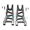 Aluminium Front Lower Arms - Black - Oa. Arrma Granite 4x4 (ter vervanging van AR330443)