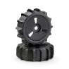 Absima Sand Paddle banden op disc velgen voor 1/8 buggy - Zwart