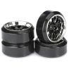 Absima drift banden Type C - Zwart/Chrome