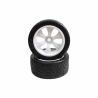 Absima onroad banden op 6-spaaks velgen voor 1/8 truggy/truck - Wit