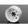 RC4WD 6 Lug Wagon 2.2 Steel Stamped Beadlock Wheels (White) (Z-W0146)