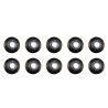 Axial - M4 Nylon lock nut black (10pcs) (AXA1045)