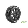 Louise B-Rocket banden op zwarte spaak velgen voor 1/8 buggy
