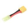 Conversie kabel XT60 Man >Tamiya Mini Vrouw met silicone kabel 16AWG