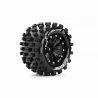 Louise MT-Rock Banden Set - 2.8" Velgen Zwart - Lager (nitro 2WD: FR)