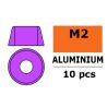 Aluminium Washer voor M2 Socket Head Screws (BD: 6mm) - Paars - 10st