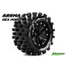 Louise MT-Rock Banden Set - 2.8" Velgen Zwart - Hex 14mm (electro 4x4: FR/RR)
