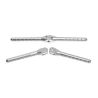 Aluminium stiftscharnier - Dia. 3x50mm - Fixatie met staaldraad - 2 st