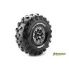 Louise CR-ROWDY Banden Set - Super Soft - 2.2" Velgen Zwart/Chroom - Hex 12mm