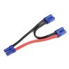 Y-kabel Serial EC5, silicone kabel 10AWG, 12CM 